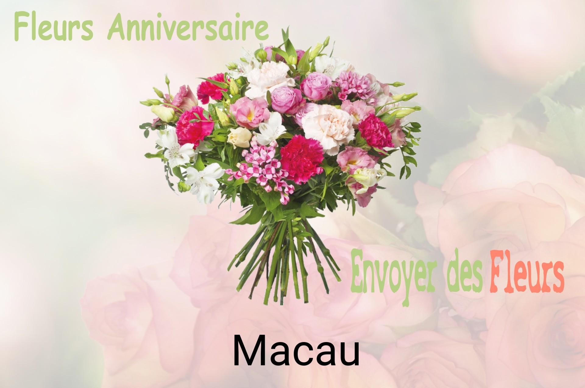 Bouquet de fleurs d’anniversaire livré à Macau